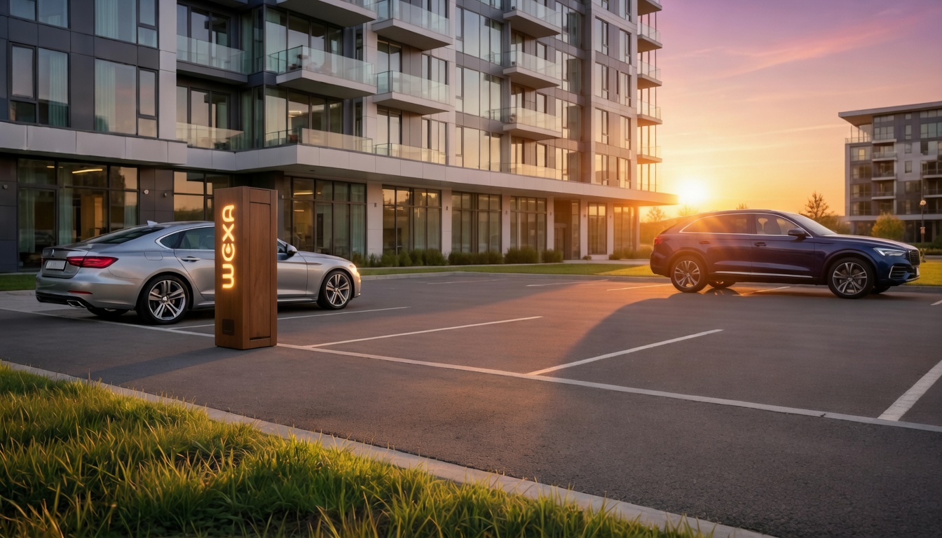 WEXA laadimispunkt kortermaja parklas